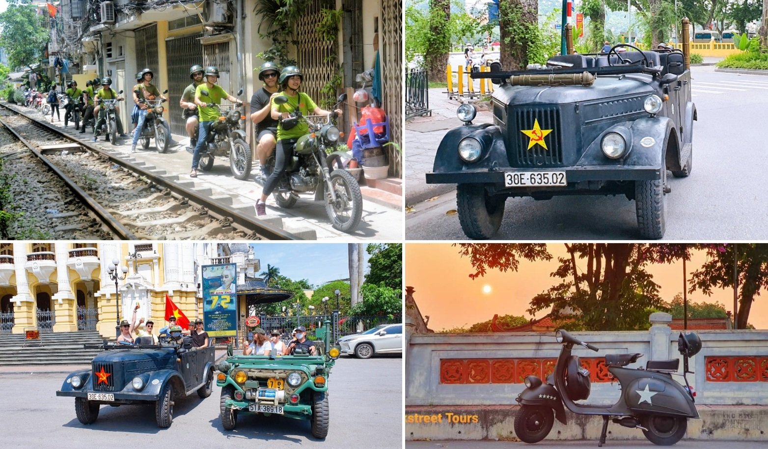 Vietnam Backstreet Tours, Hanoi Jeep tours, Hanoi motorbike tours