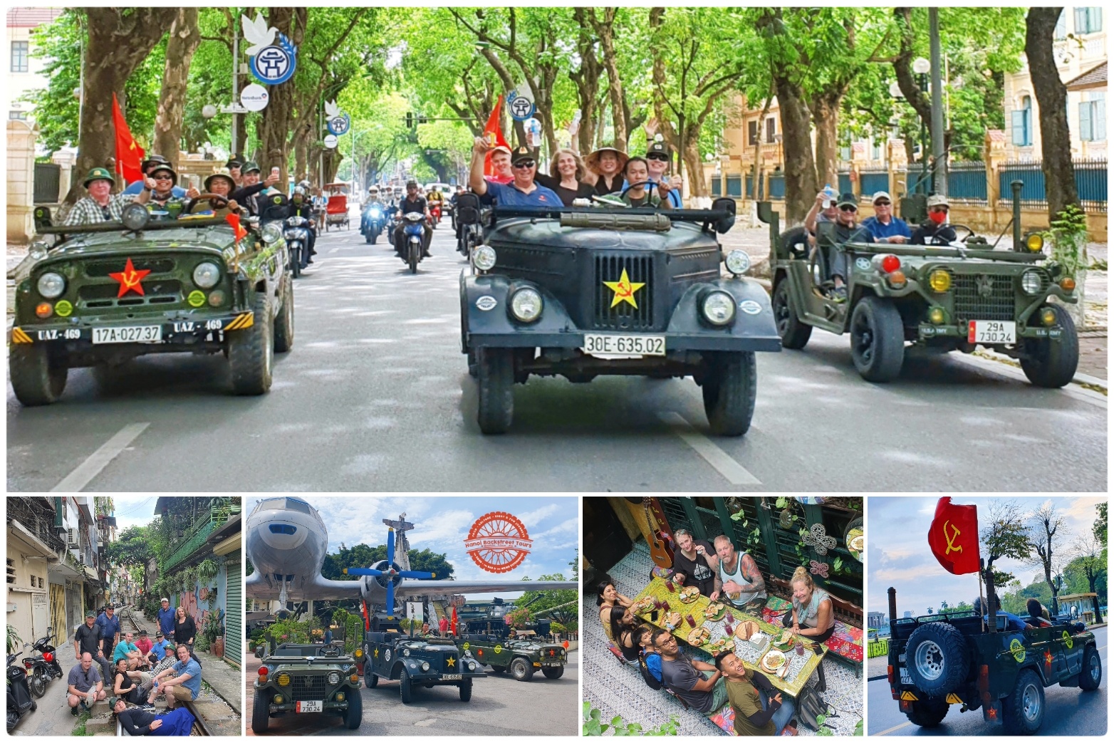 HANOI JEEP TOURS: FOOD + CULTURE + SIGHT + FUN IN VIETNAM PEOPLE’S ARMY LEGEND JEEP: HJA1