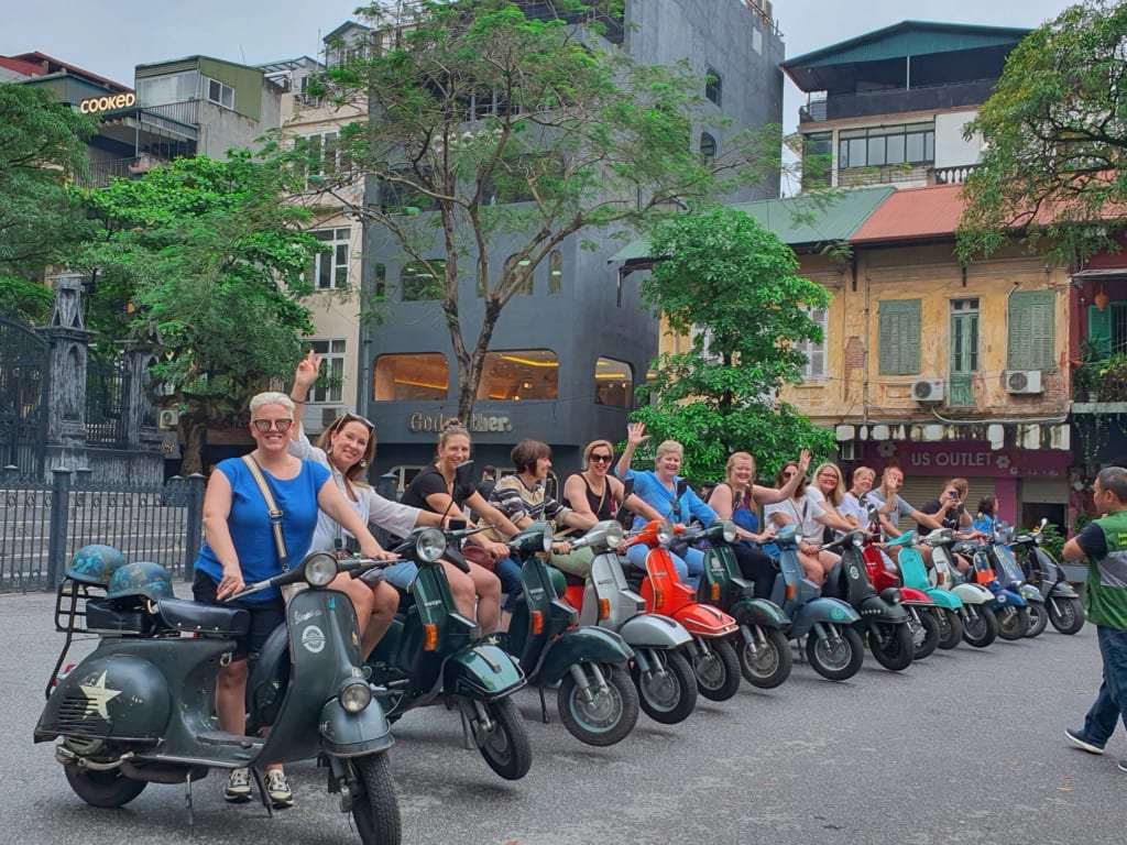 Hanoi Vespa Tour - Hanoi Backstreet Tours - Hanoi Scooter Tours - Hanoi ...