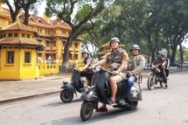 Hanoi LURURY & CLASSIC Vespa Tours -Hanoi Vespa Tours - Hanoi Vespa Exotic Food Tours - Hanoi Backstreet Tours - Hanoi Vespa Tour - Vespa Tours Hanoi