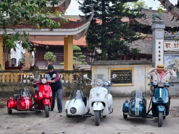 Hanoi Vespa Sidecar Tours