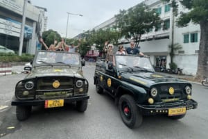 Jeep tour Ho Chi Minh- Saigon Jeep Tour By Night