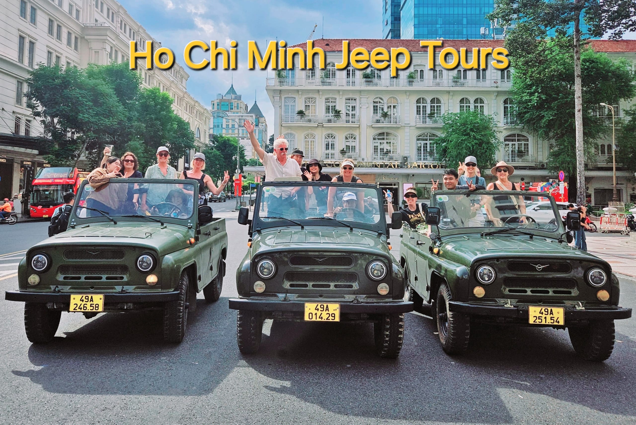 SAIGON FOOD, CULTURE,  SIGHT & FUN BY VIETNAM ARMY LEGEND JEEP- SJT1