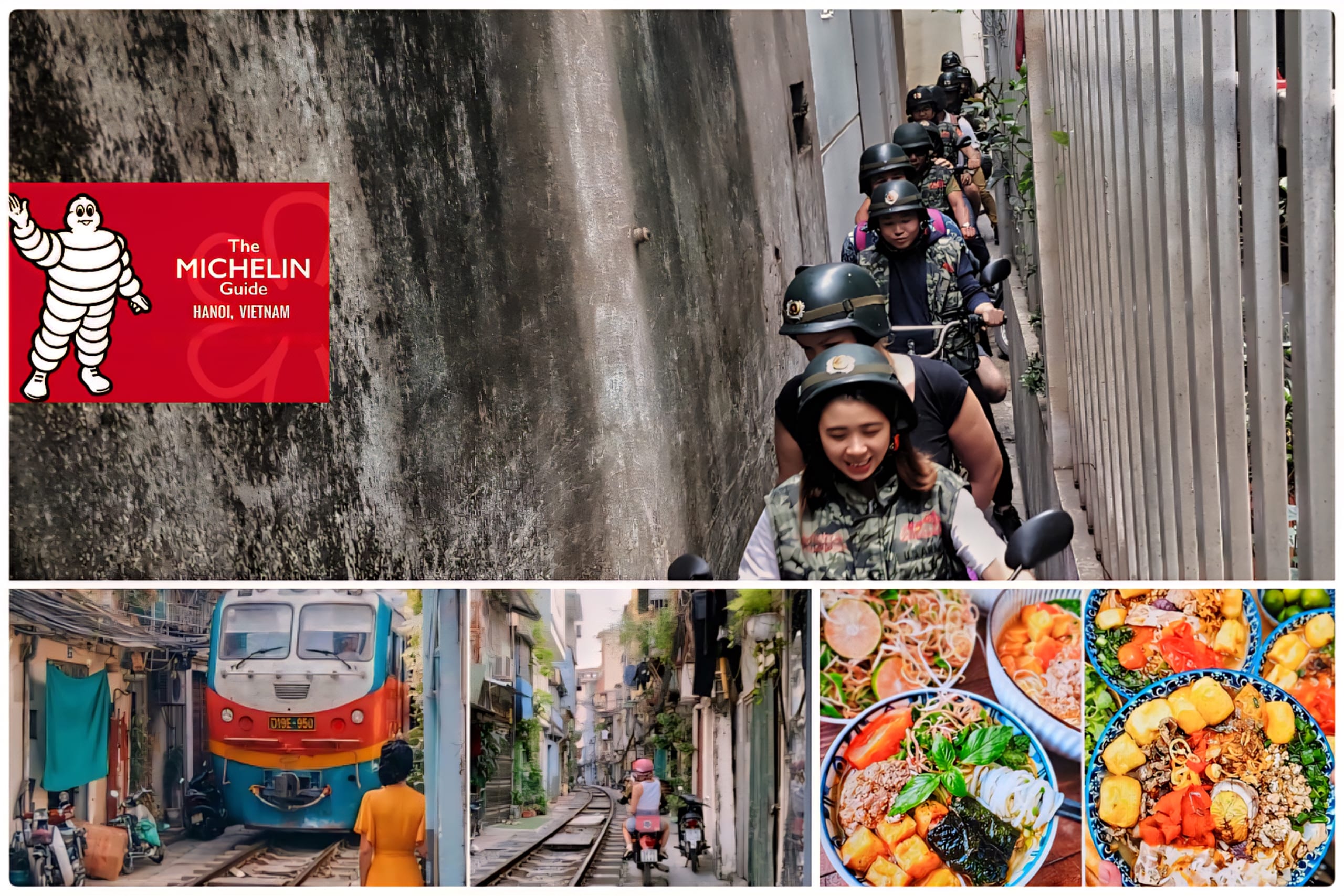 Hanoi Motorbike Food Tour: STREET FOOD, TRAIN-STREET & BACKSTREET EXPERIENCES- HBT2