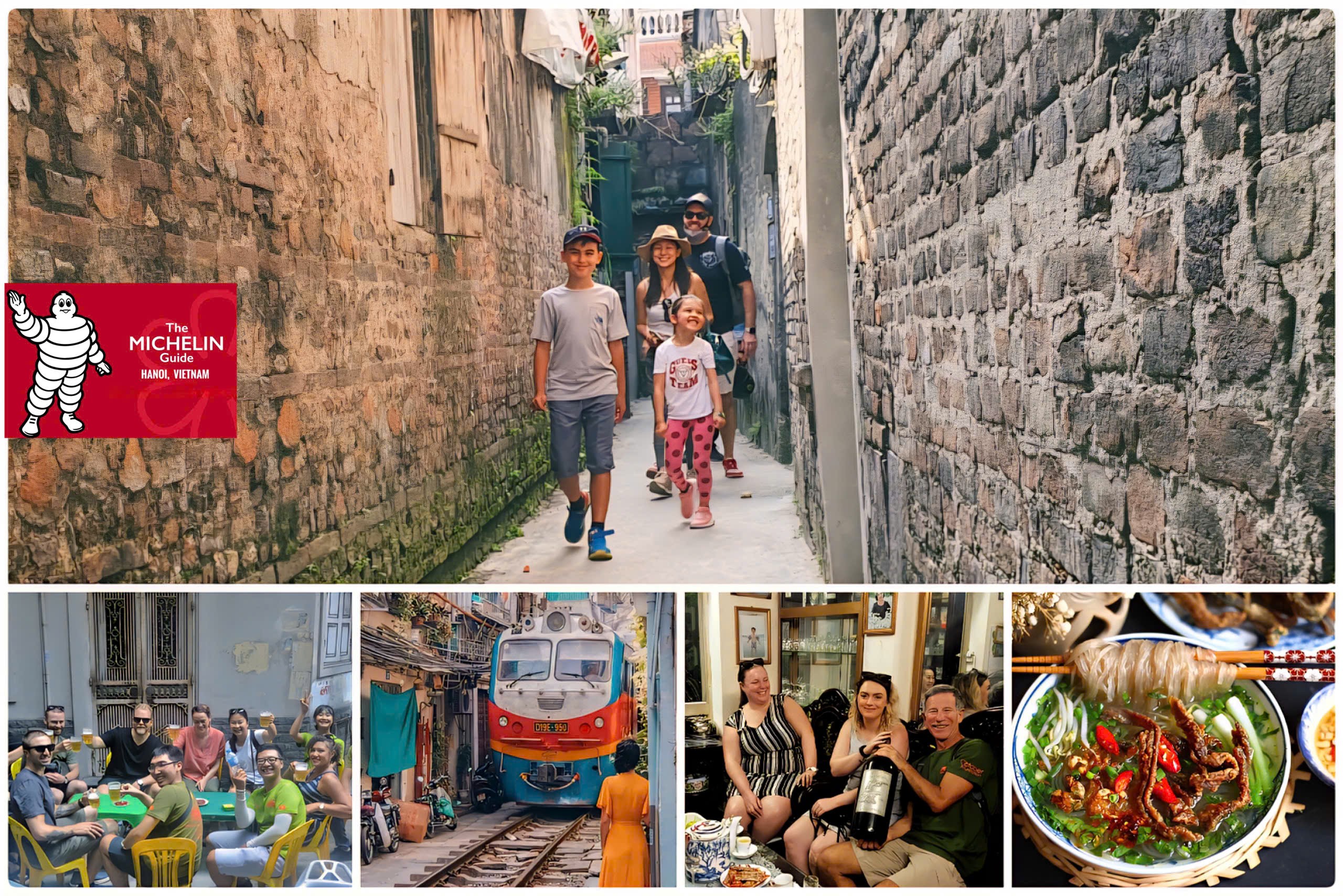 Hanoi Michelin Star Street Food Walking Tour & Train Street – 3.5 Hours Culinary Safari – HFAW2